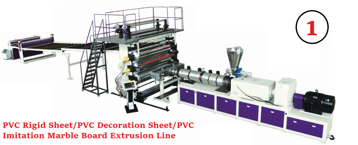 Plastic Sheet & Plate Extrusion Line(application indoor product)