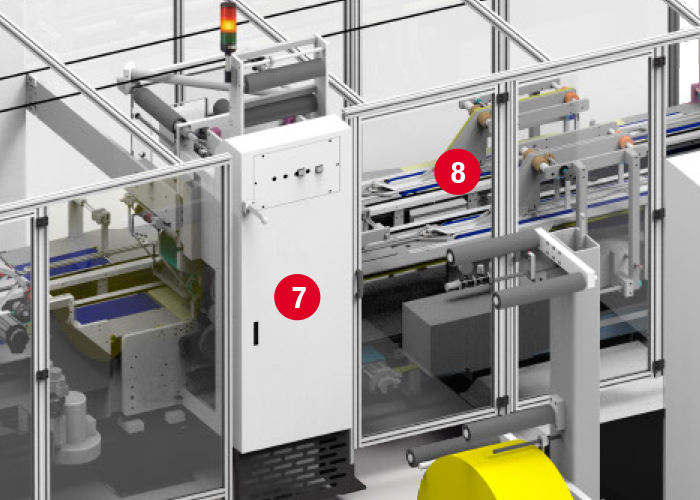 HEAT SEALING SQUARE BOTTOM VALVE BAG MAKING MACHINE