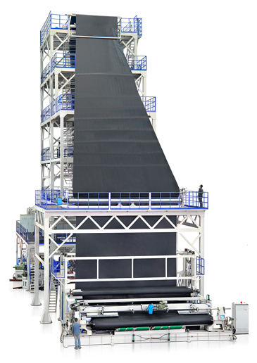 MT MULTI-LAYER CO-EXTRUSION (SMOOTH/ROUGH SURFACE) GEOMEMBRANE BLOWING MACHINE